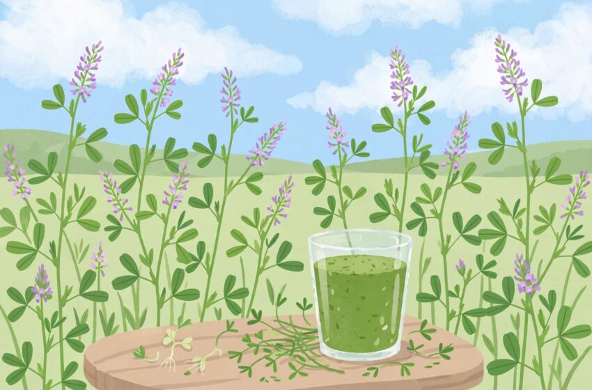  功效营养：紫花苜蓿 Alfalfa — 营养成分、降胆固醇证据与红斑狼疮禁忌