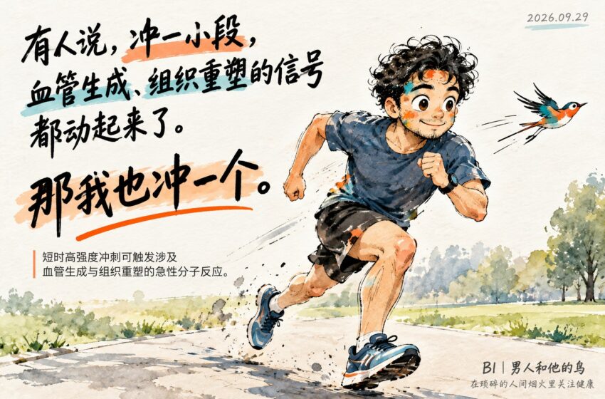  短时间冲刺，身体出现不同的分子反应