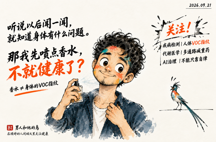 人体也有“气味指纹”？科学家正在研究用VOC寻找疾病线索