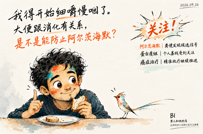  粪便也可能留下阿尔茨海默病的信号？