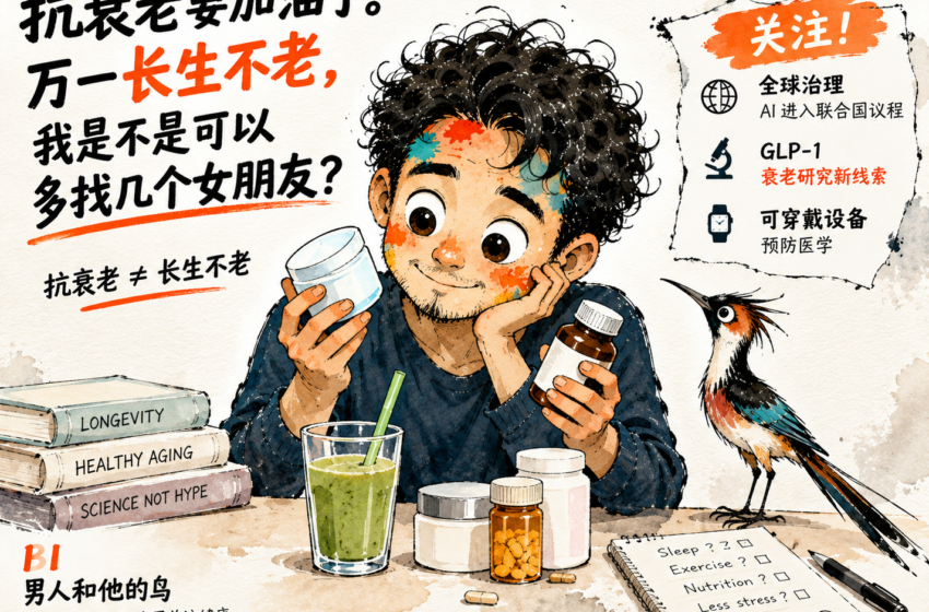  GLP-1进入衰老研究：老龄小鼠实验出现寿命与功能改善信号