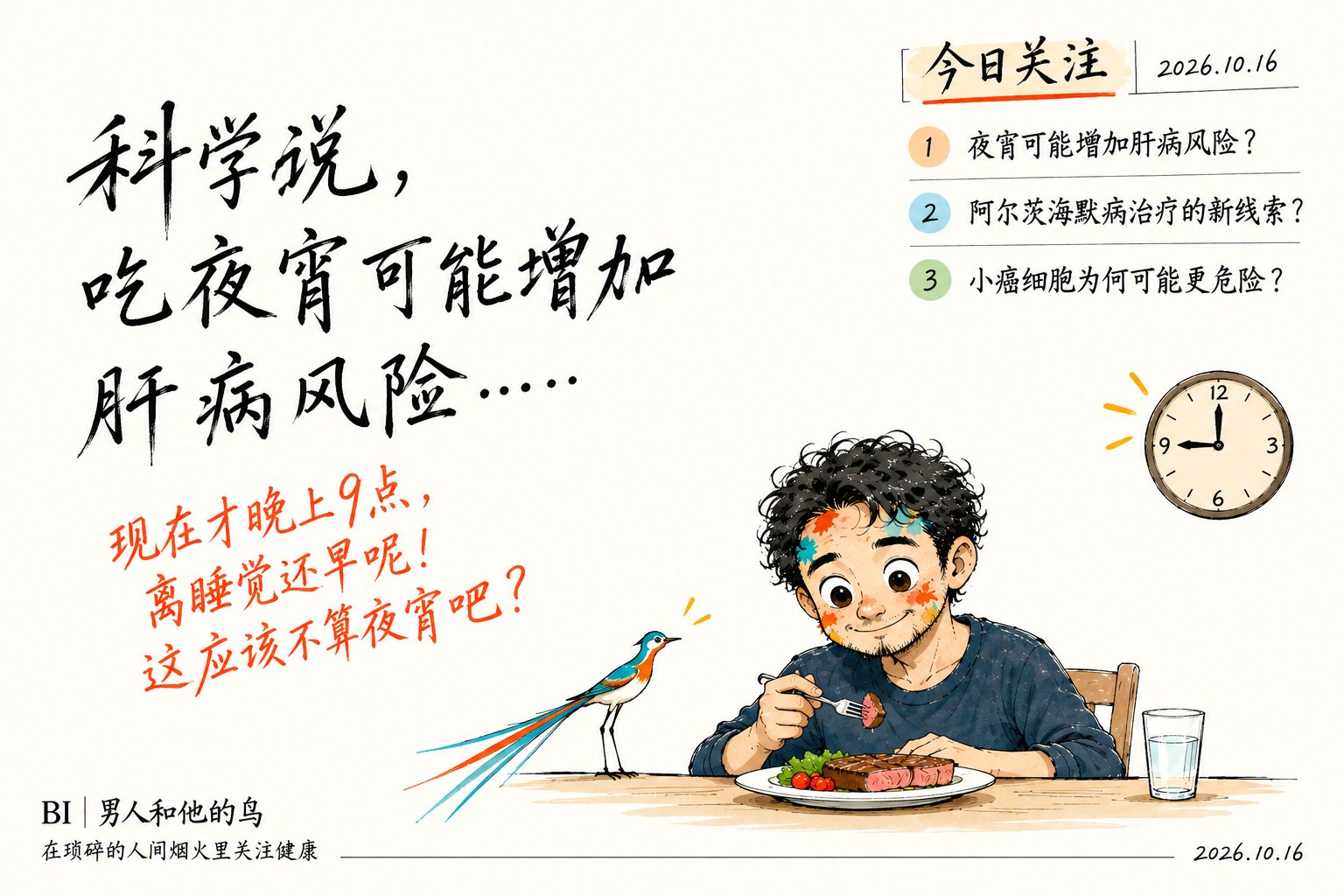 男人和鸟漫画:医生与鸟