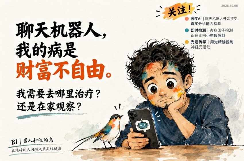  今日健康科技｜医疗聊天机器人开始接受“分诊能力”检验