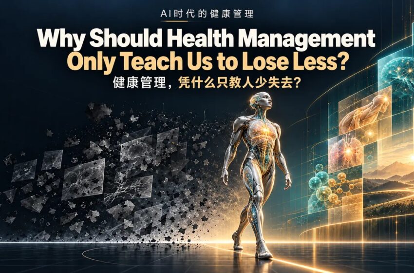  健康管理，凭什么只教人少失去？