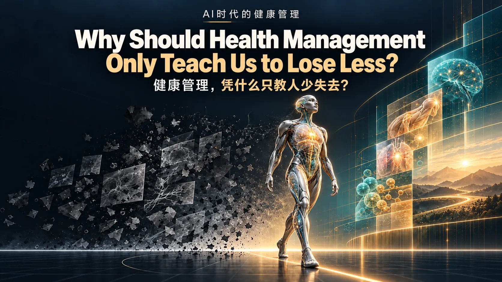 健康管理，凭什么只教人少失去？