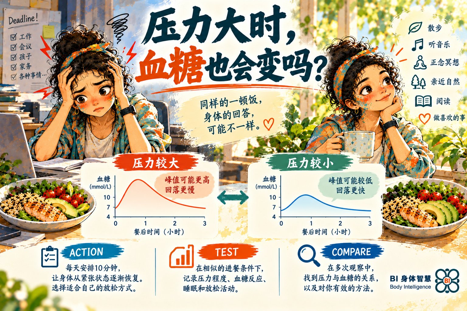 压力与血糖